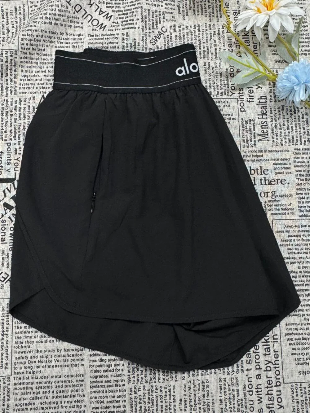 Alo Yoga🕶Lightweight Tennis Shorts Match Point Short Black🖤